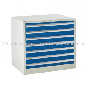 Euroslide Storage Cabinet 7 Drawer 825mm
